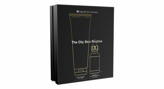 SkinCeuticals The Oily Skin Routine kit: LHA Cleansing Gel 240ml and Silymarin CF 30ml
