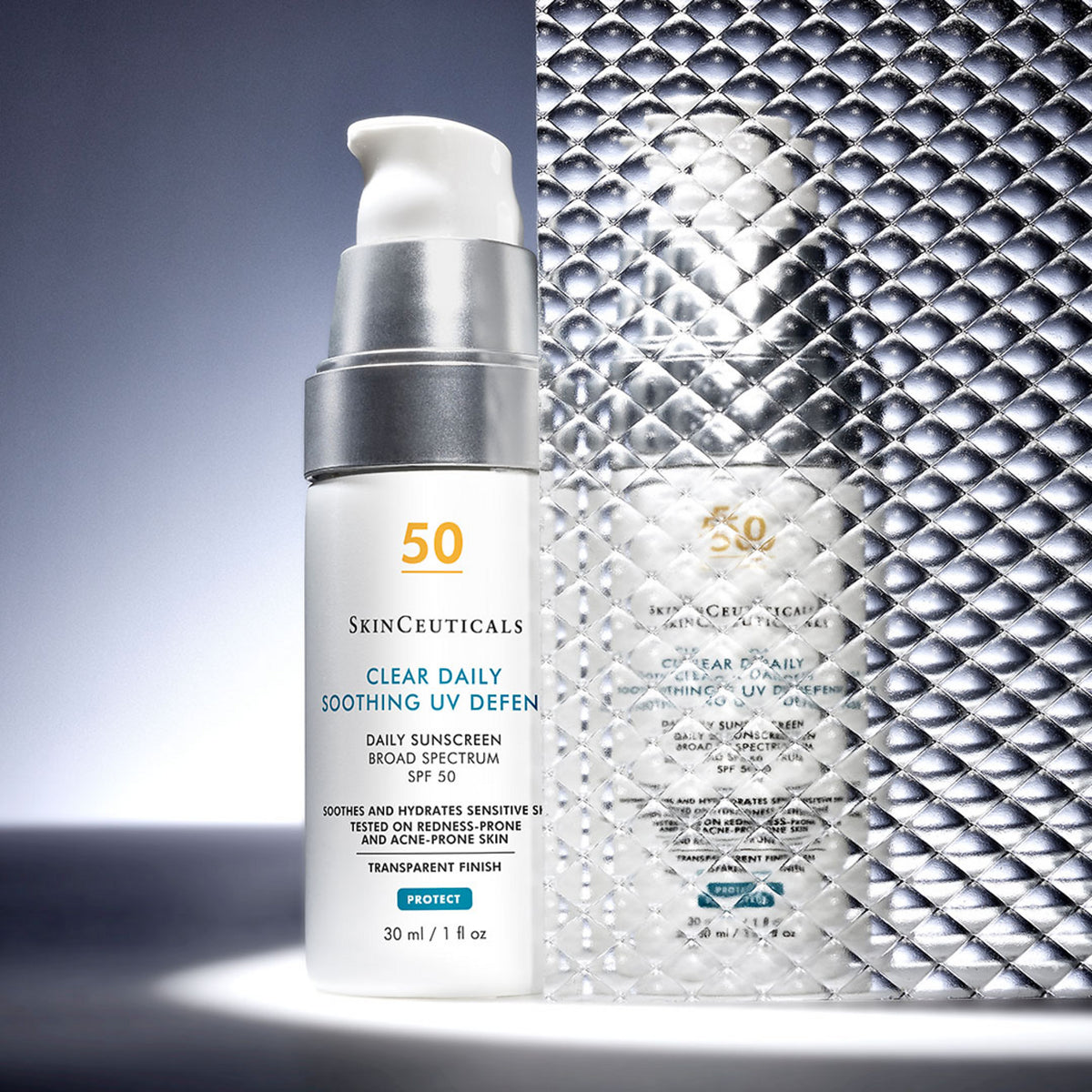 SkinCeuticals Clear Daily Soothing UV Defense SPF 50 daily mineral sunscreen for sensitive, redness-prone and acne-prone skin, 30ml