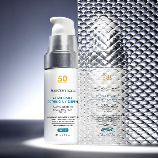 SkinCeuticals Clear Daily Soothing UV Defense SPF 50 daily mineral sunscreen for sensitive, redness-prone and acne-prone skin, 30ml